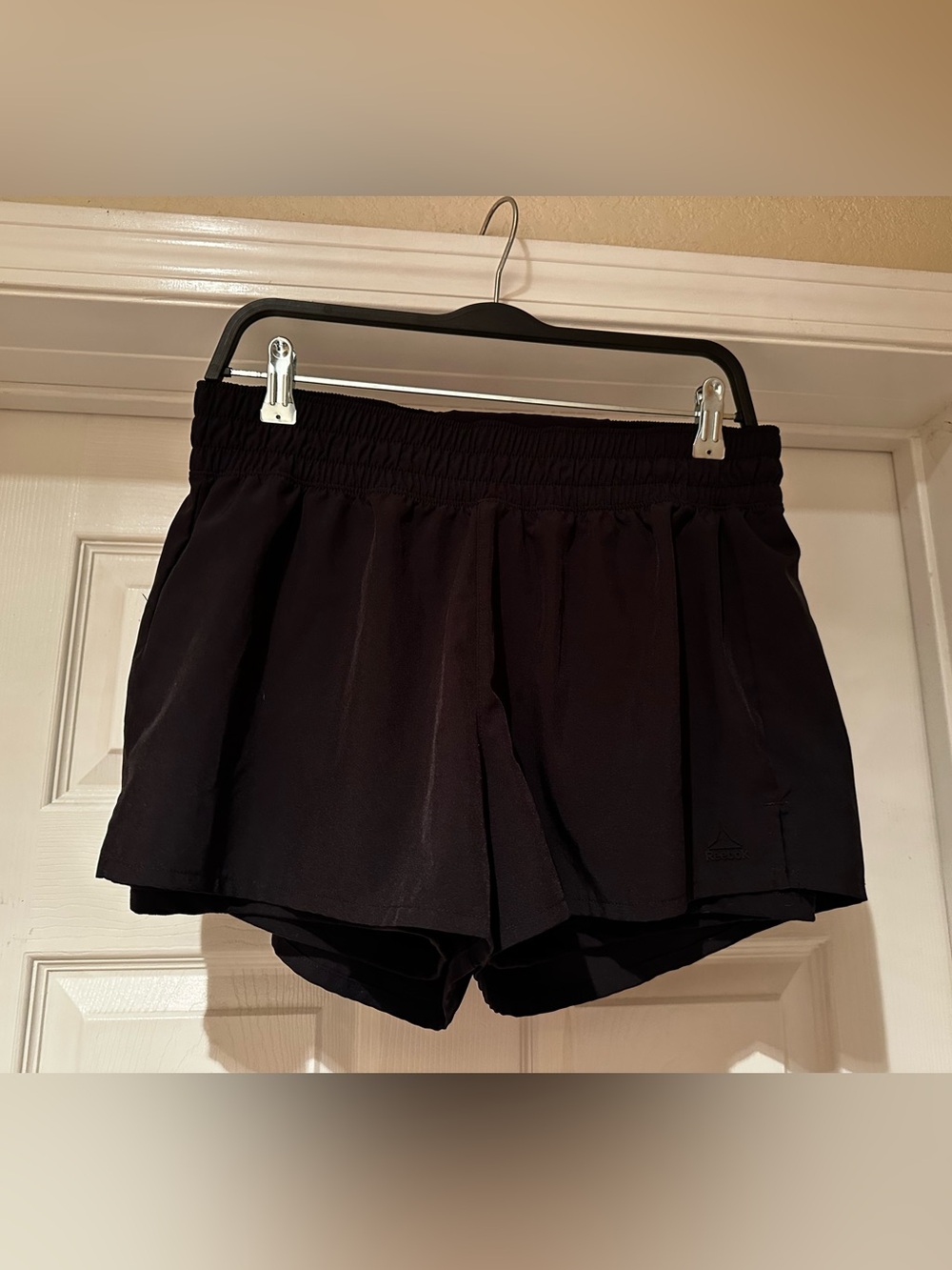 Reebok Women's Black Athletic Running Shorts